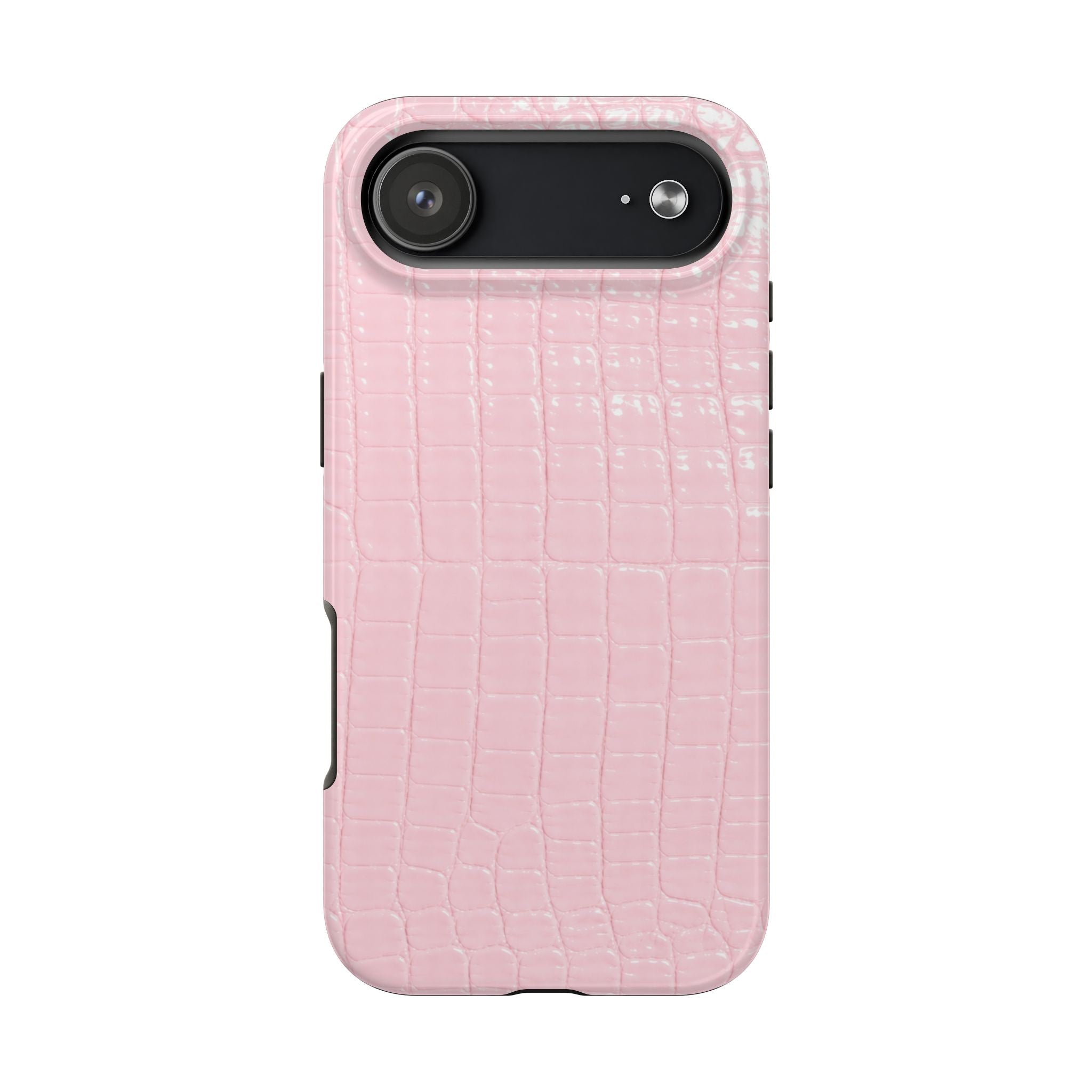 Blush Croc Phone Cases