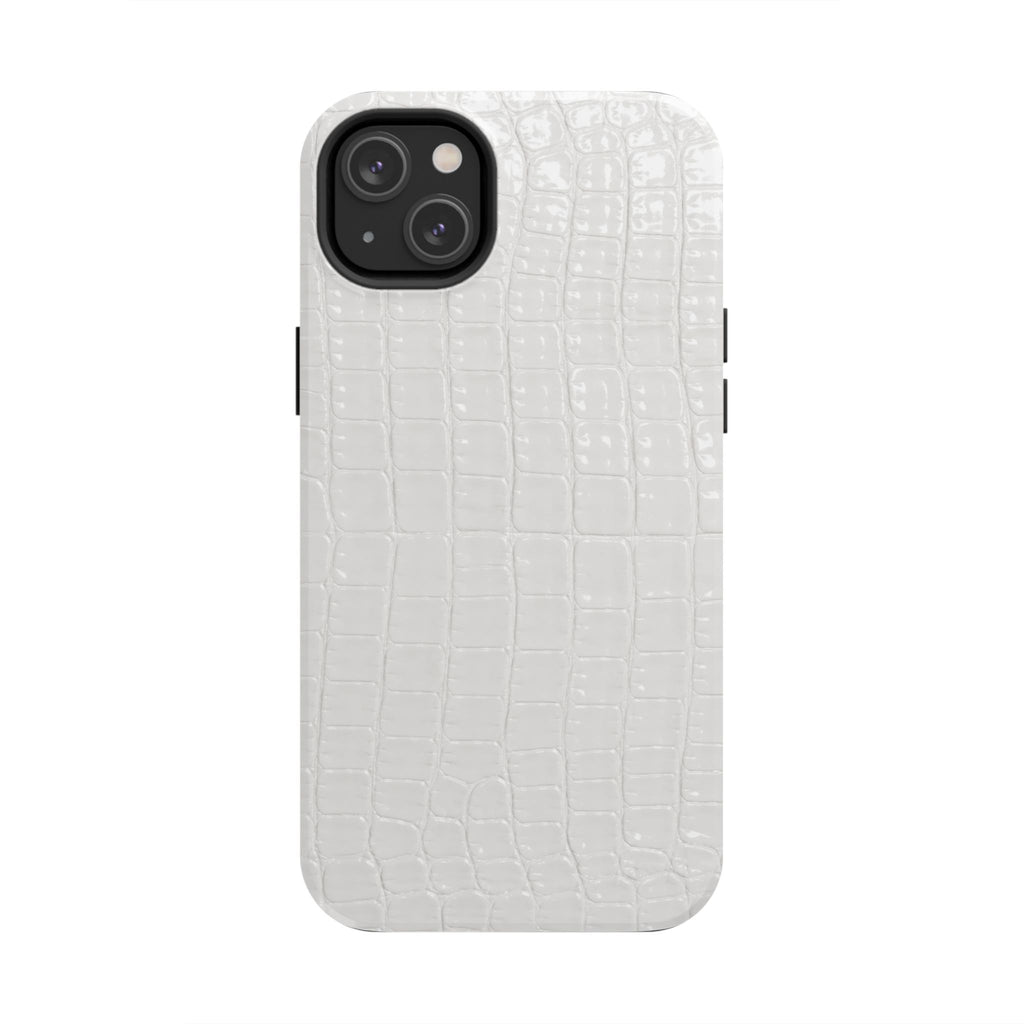 Ivory Croc Phone Cases