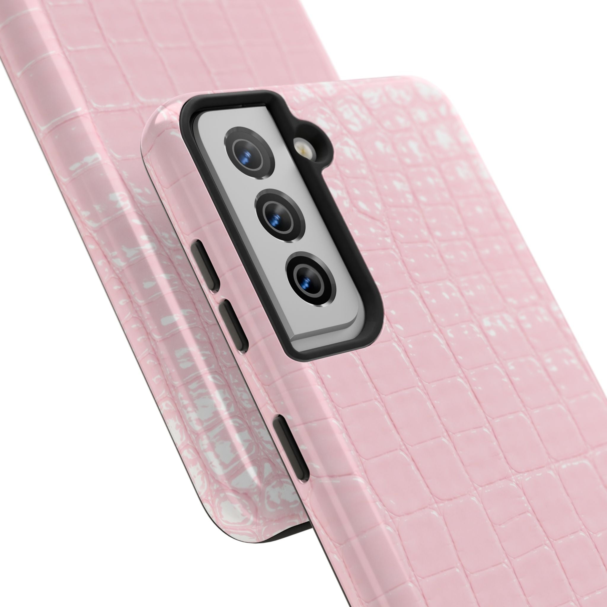 Blush Croc Phone Cases