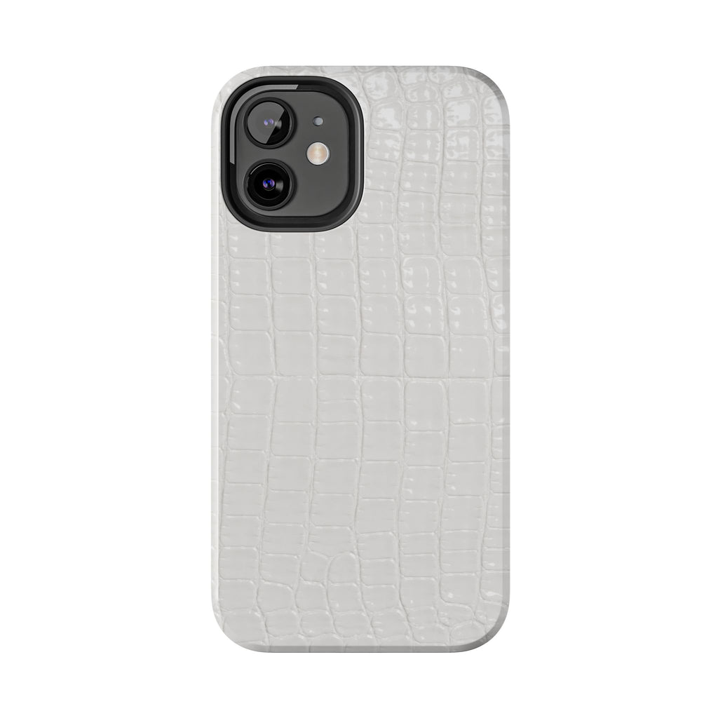 Ivory Croc Phone Cases