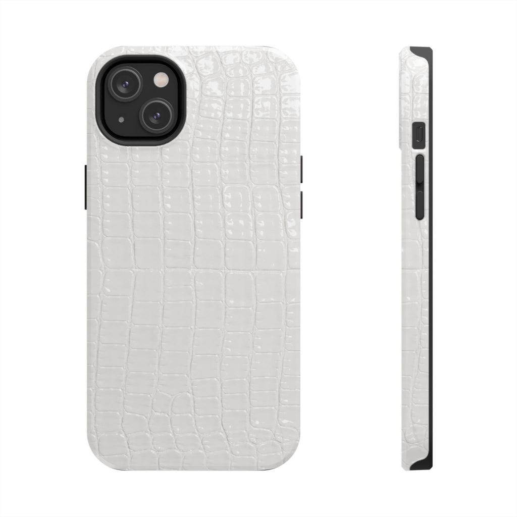 Ivory Croc Phone Cases