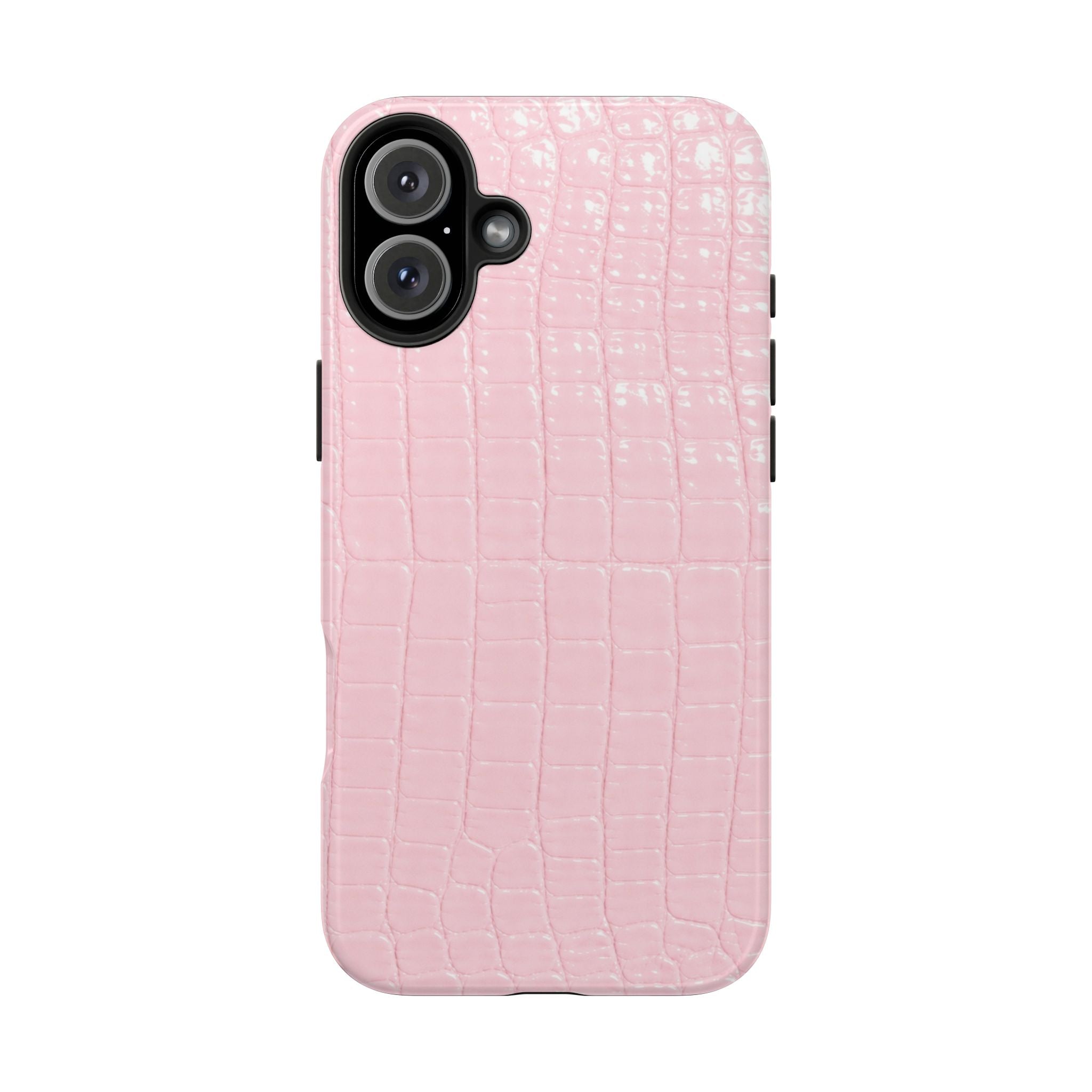 Blush Croc Phone Cases