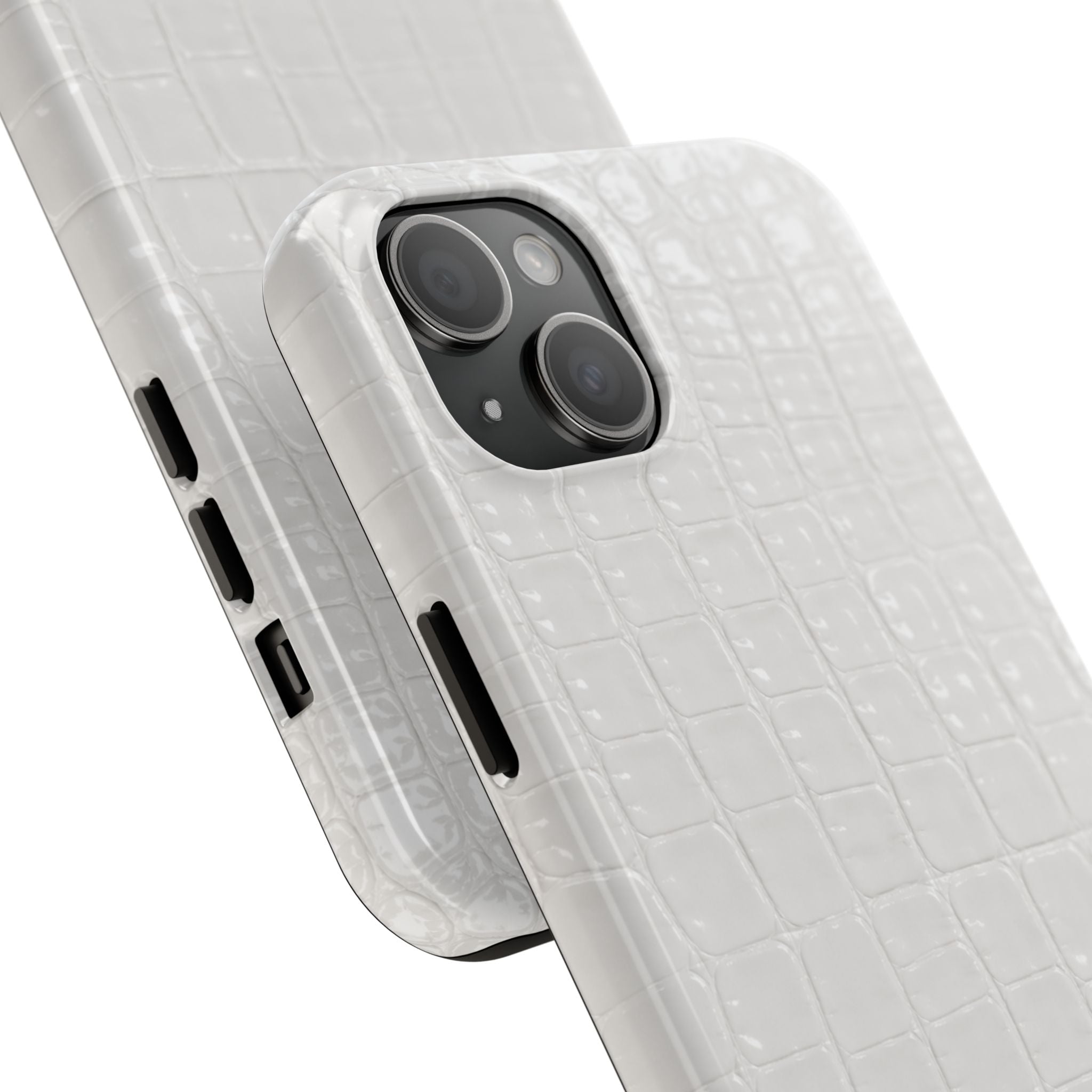 Ivory Croc Phone Cases