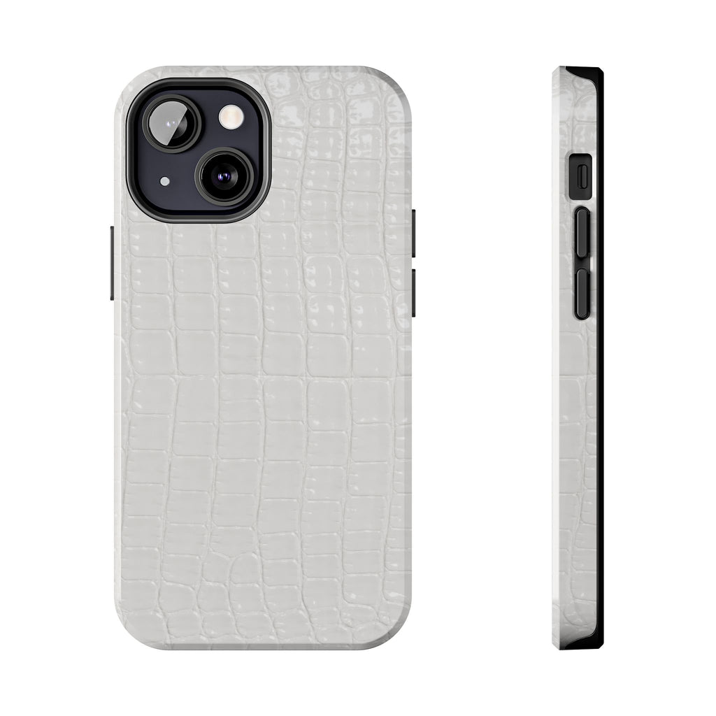 Ivory Croc Phone Cases