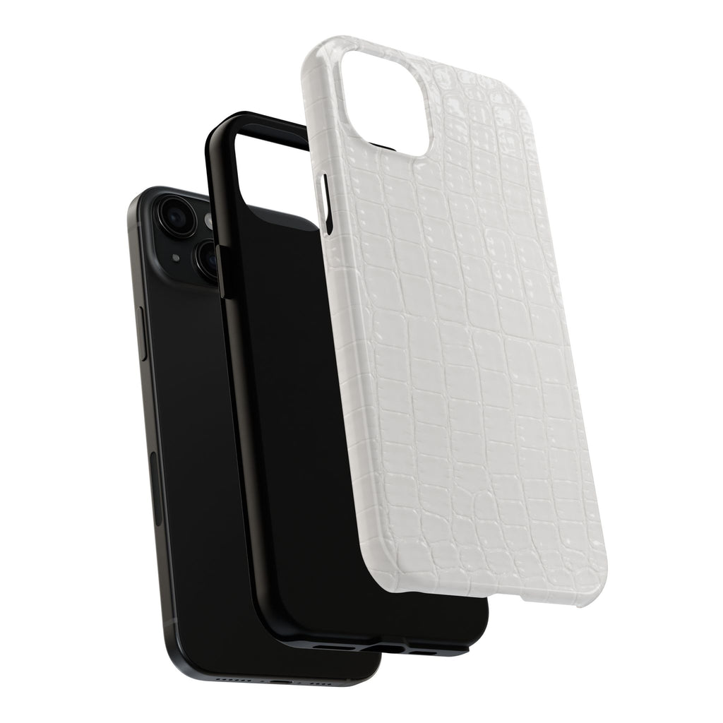 Ivory Croc Phone Cases