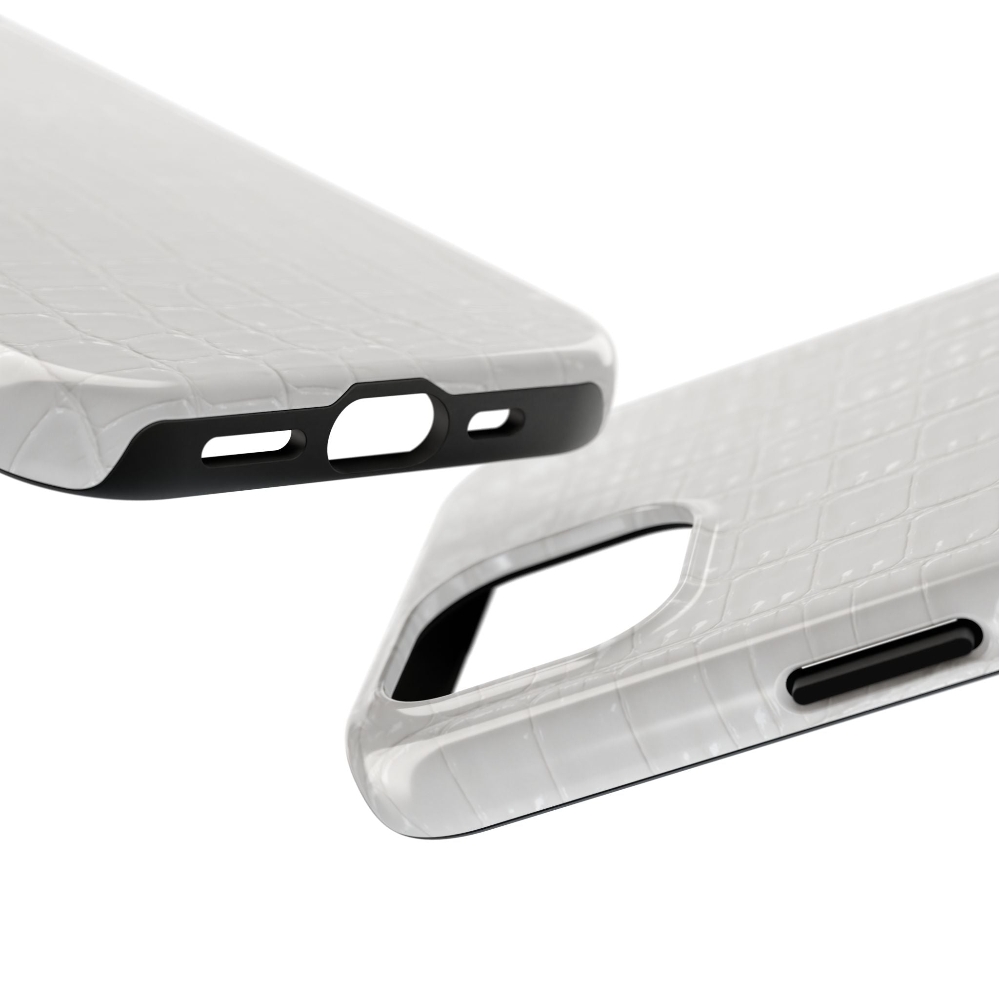 Ivory Croc Phone Cases