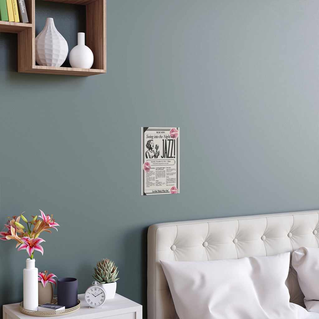 Jazz Kiss Silk Poster