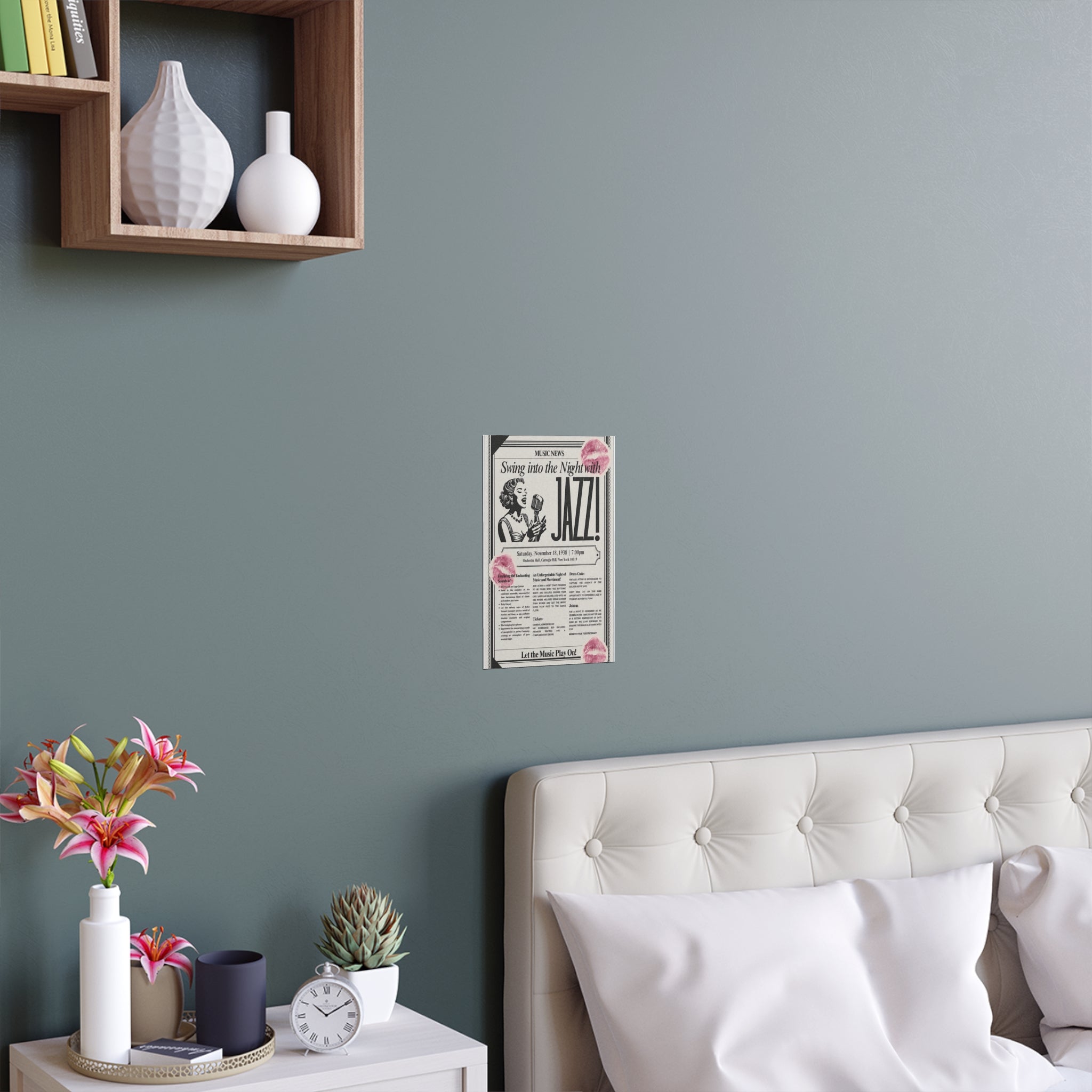 Jazz Kiss Silk Poster