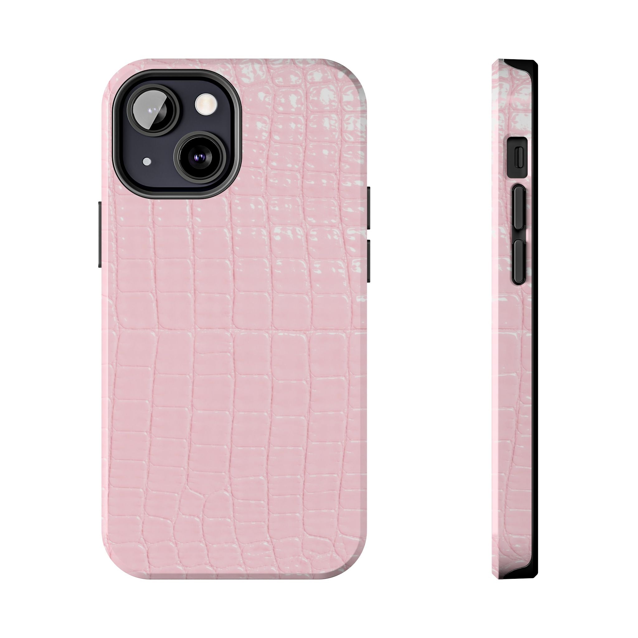 Blush Croc Phone Cases