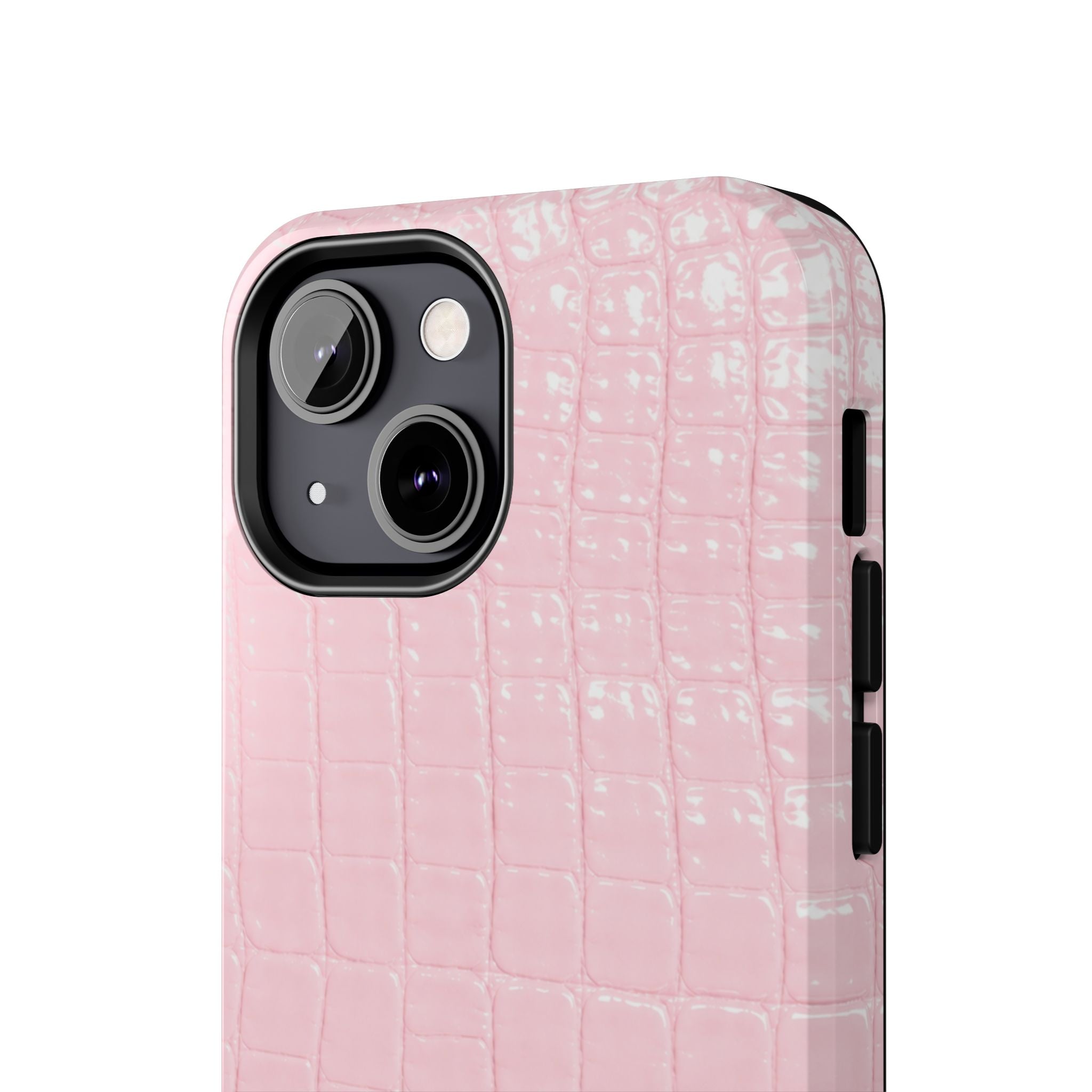 Blush Croc Phone Cases